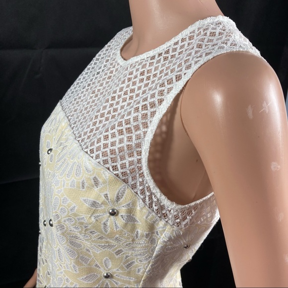 Veronica Beard Sunrise Beaded Crochet Top Size 4 - Picture 7 of 16
